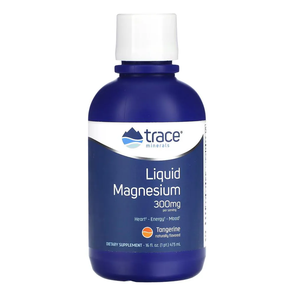 TRACE MINERALS MAGNéSIO LíQUIDO 300MG 473 ML TANGERINA