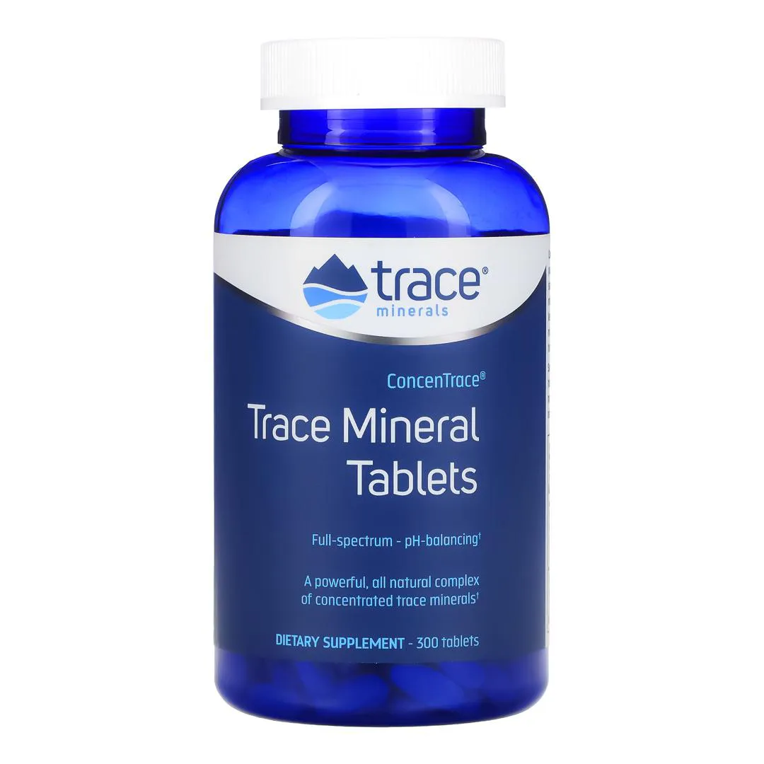 TRACE MINERALS CONCENTRACE MINERAL 300 TABLETS IMPORTADO