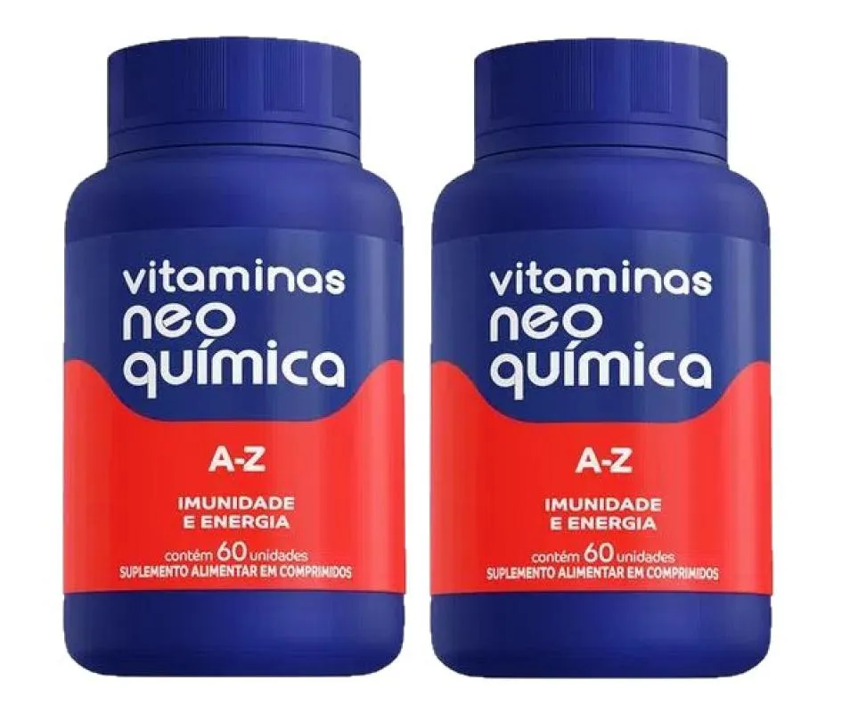 KIT COM 2 VITAMINAS A-Z 60CPS - NEO QUIMICA