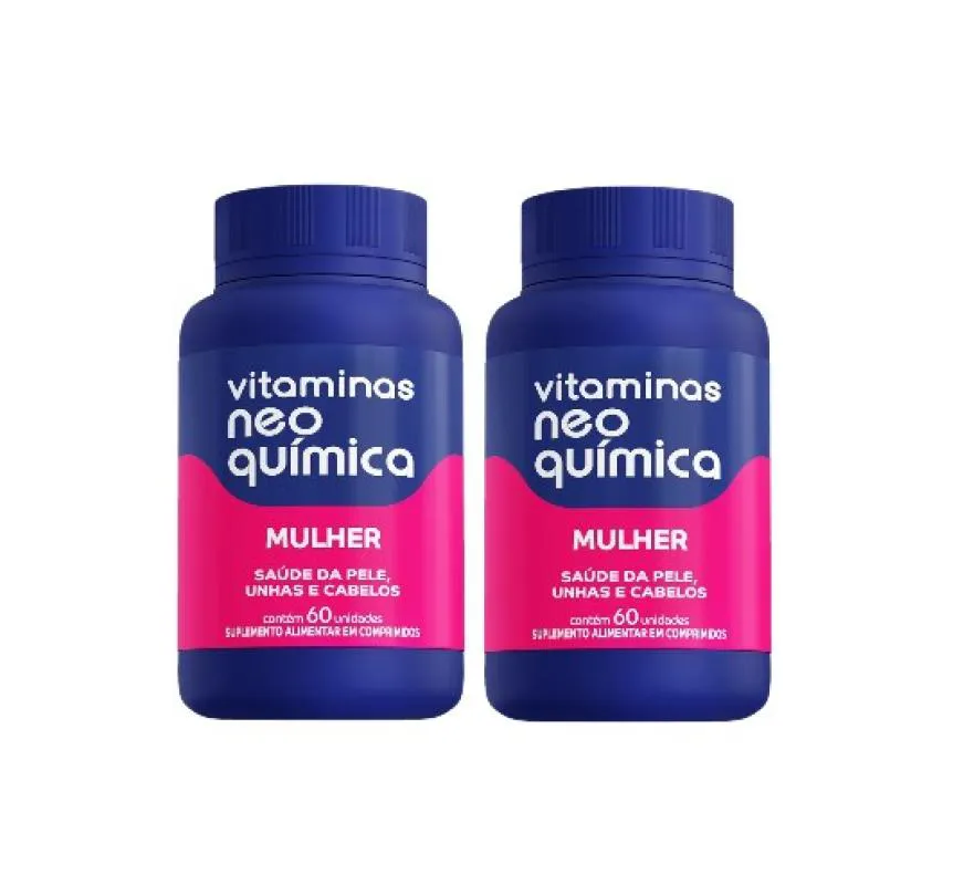 KIT 2X MULTIVITAMíNICO MULHER 60CáP - NEO QUíMICA