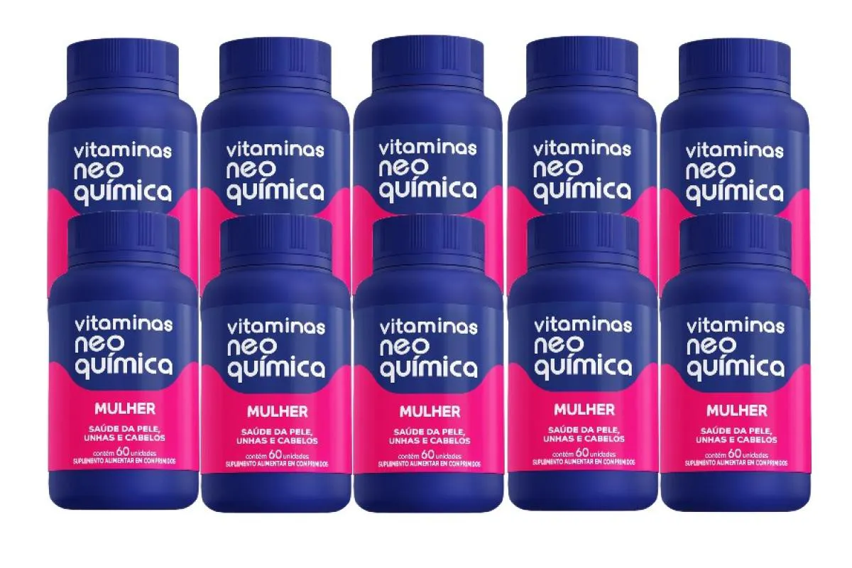 KIT 8X MULTIVITAMíNICO MULHER 60 CáPSULAS - NEO QUíMICA