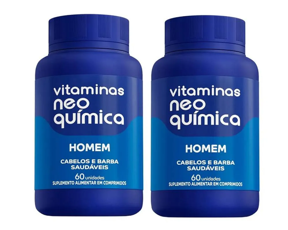 KIT 2X SUPLEMENTO MULTIVITAMíNICO HOMEM 60CPR - NEO QUíMICA