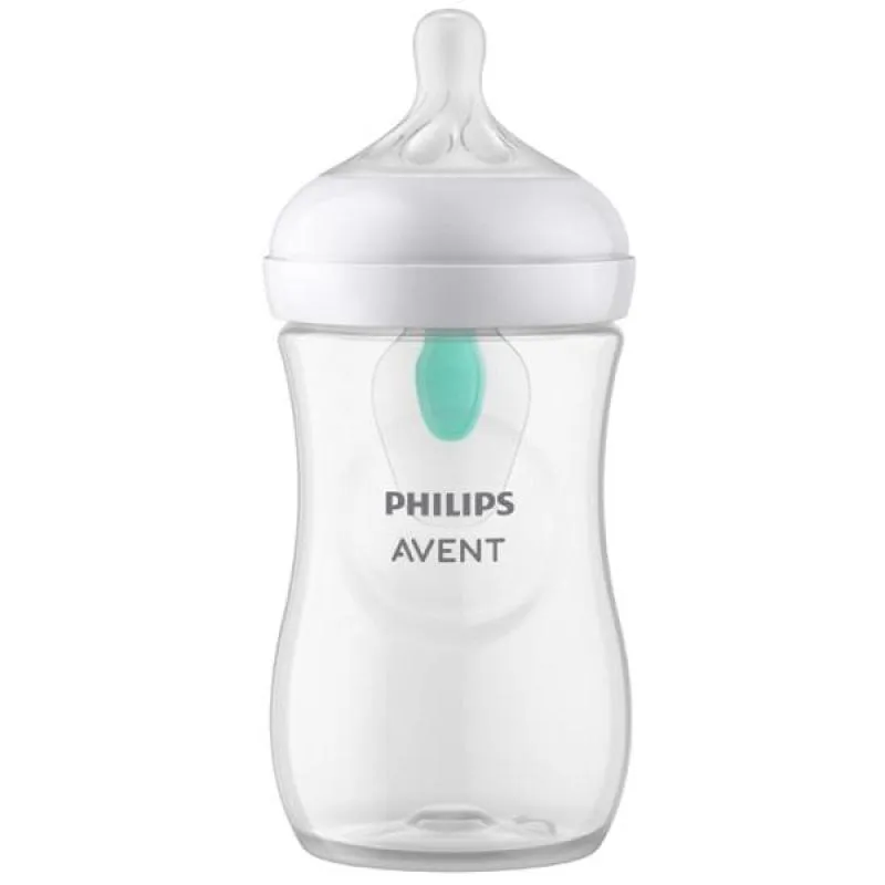MAMADEIRA PETALA ANTI REFLUXO 3.0 AIR FREE 260ML TRANSPARENTE PHILIPS AVENT SCY673/01