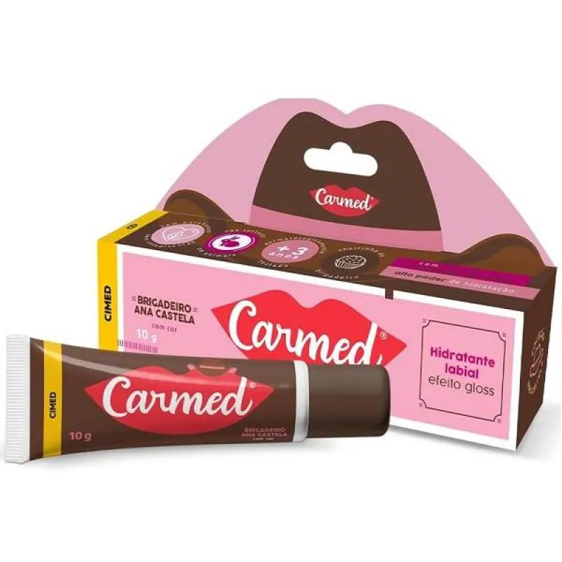 CARMED HIDRATANTE LABIAL BRIGADEIRO BOIADEIRA 10G ANA CASTELA