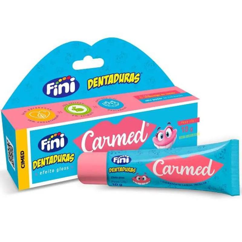 CARMED PROTETOR LABIAL FINI DENTADURAS 10G
