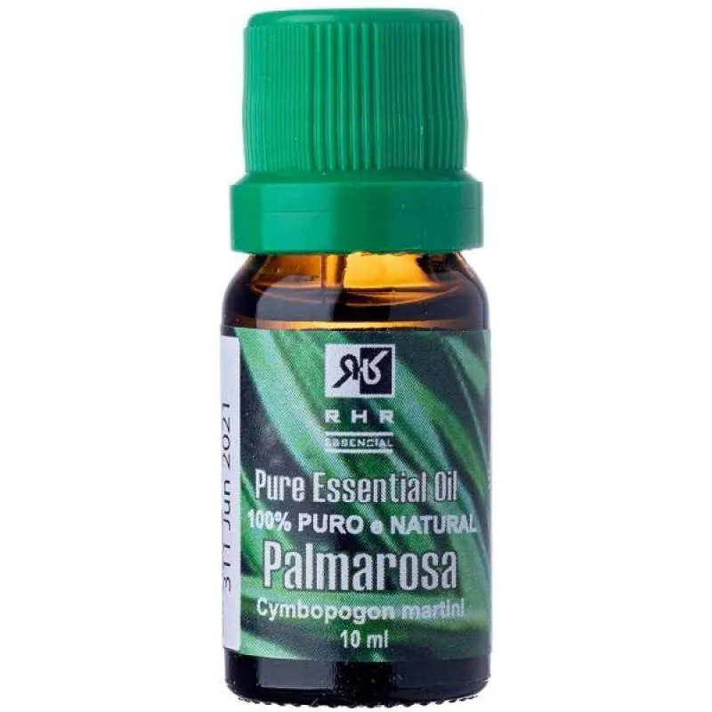 OLEO ESSENCIAL DE PALMAROSA 100% PURO (10ML) RHR