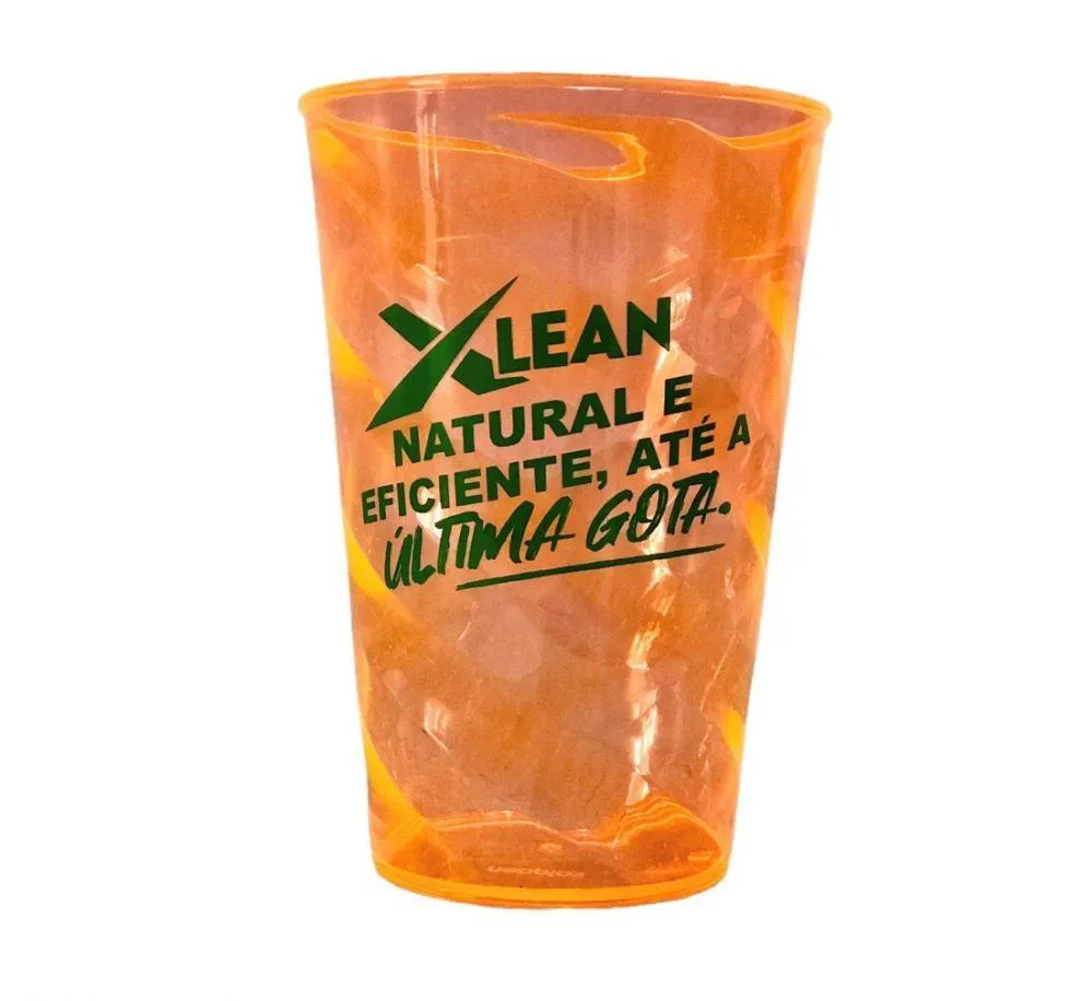 COPO XLEAN LARANJA NEON (700ML) - PADRãO: ÚNICO