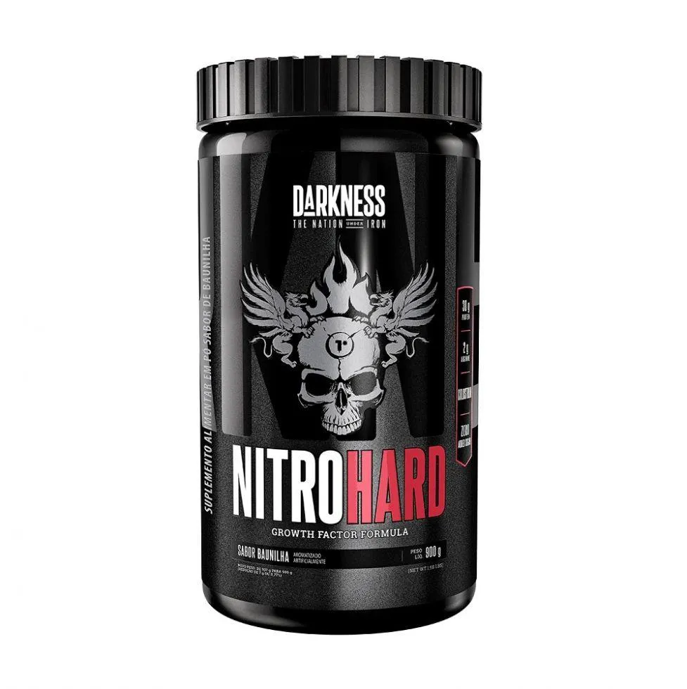 NITRO HARD (900G) - SABOR: BAUNILHA
