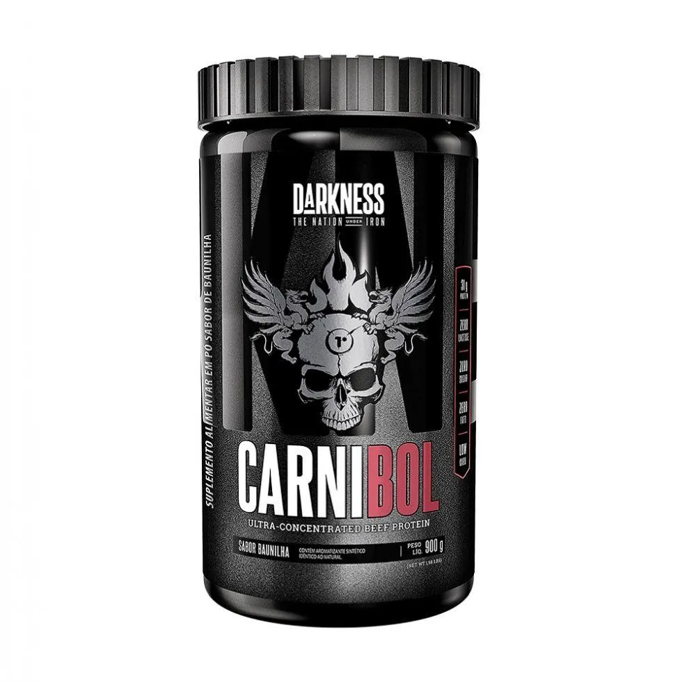CARNIBOL (900G) - NOVA EMBALAGEM - SABOR: BAUNILHA