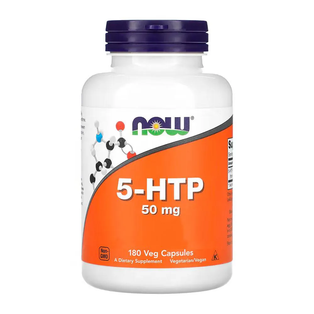 5-HTP 50MG NOW FOODS 180 CáPS IMPORTADO