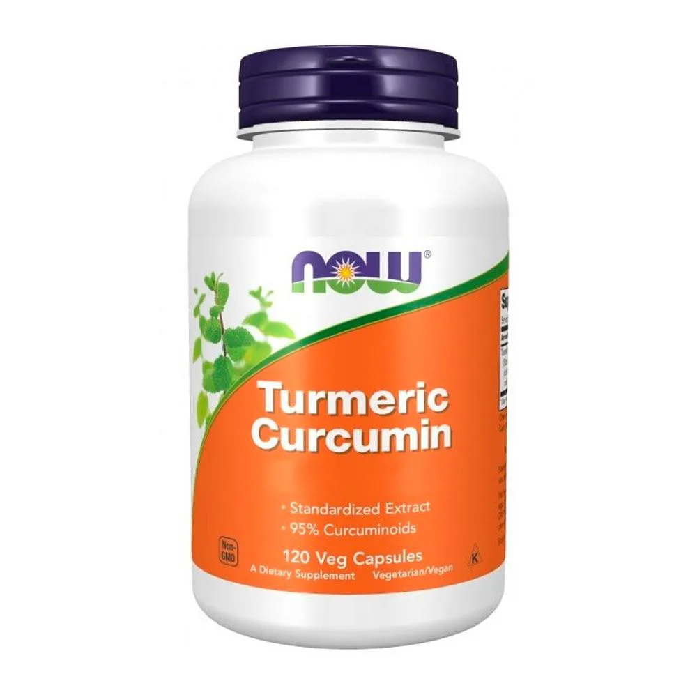 TURMERIC CúRCUMA CURCUMINA NOW FOODS 120 CáPS IMPORTADO