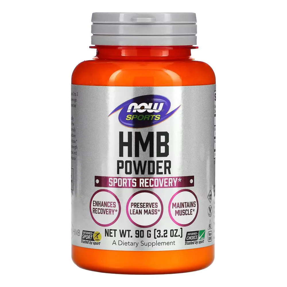 HMB EM Pó NOW FOODS SPORTS 90 GRAMAS PRODUTO IMPORTADO