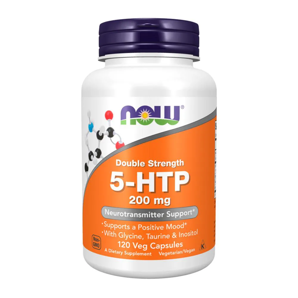 5-HTP 200MG NOW FOODS DUPLA FORçA 120 CáPSULAS IMPORTADO