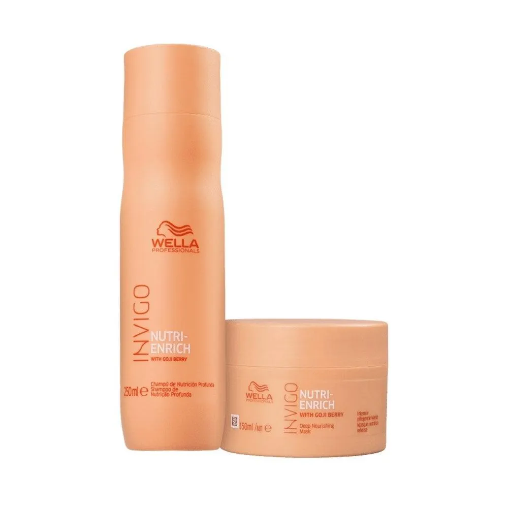 KIT NUTRI ENRICH - SHAMPOO 250ML + MáSCARA 150ML