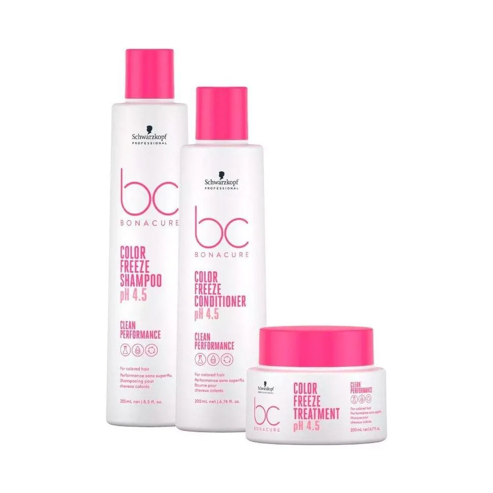 KIT BONACURE SCHWARZKOPF COLOR (SHAMPOO + CONDICIONADOR + MáSCARA)