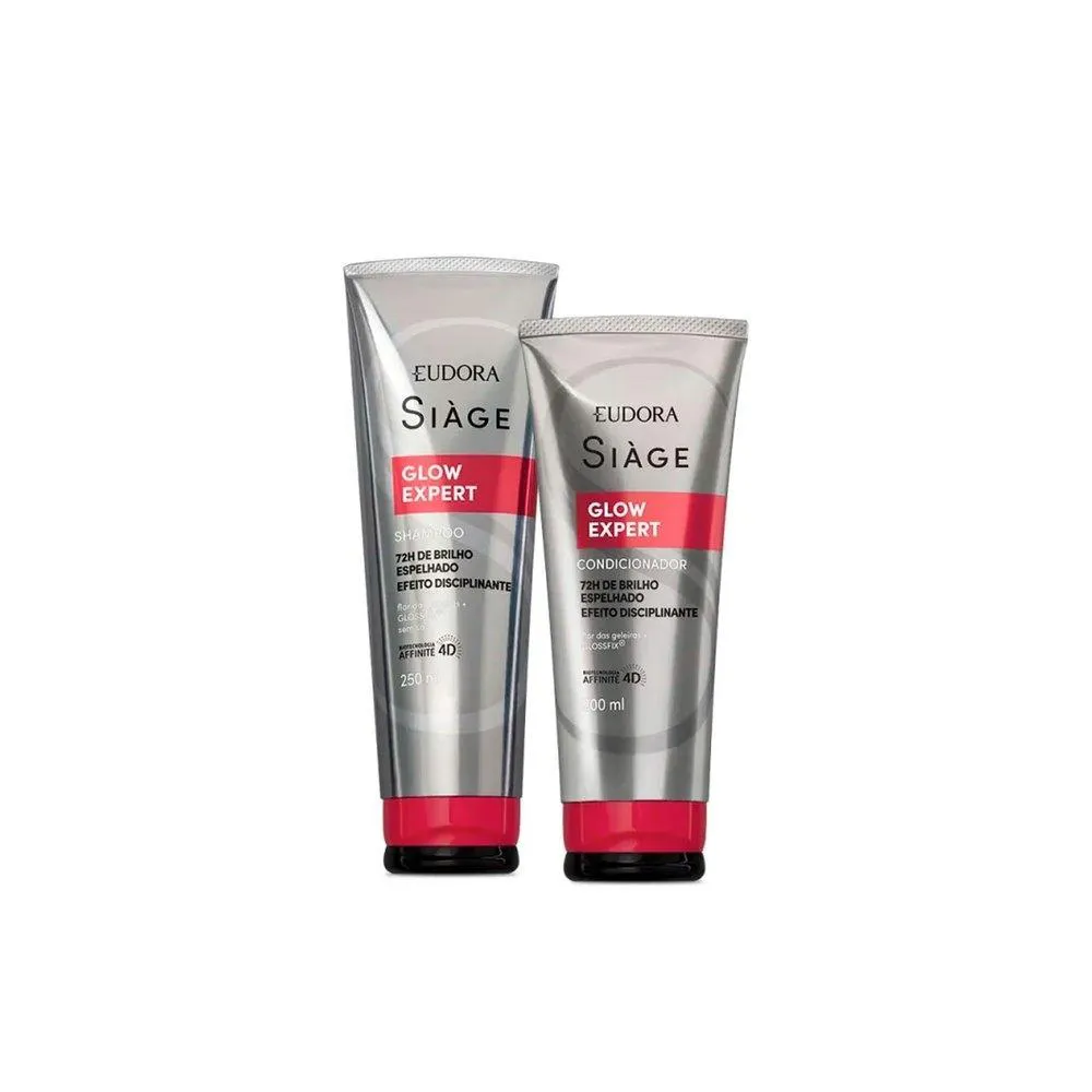 KIT EUDORA SIàGE GLOW EXPERT - SHAMPOO 250ML + CONDICIONADOR 200ML