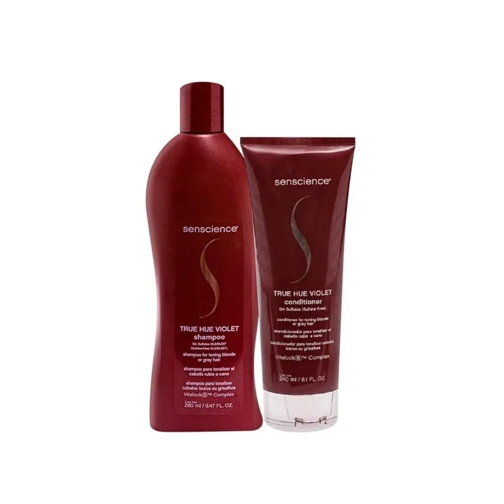 KIT SENSCIENCE TRUE HUE VIOLET - SHAMPOO 280ML + CONDICIONADOR 240ML