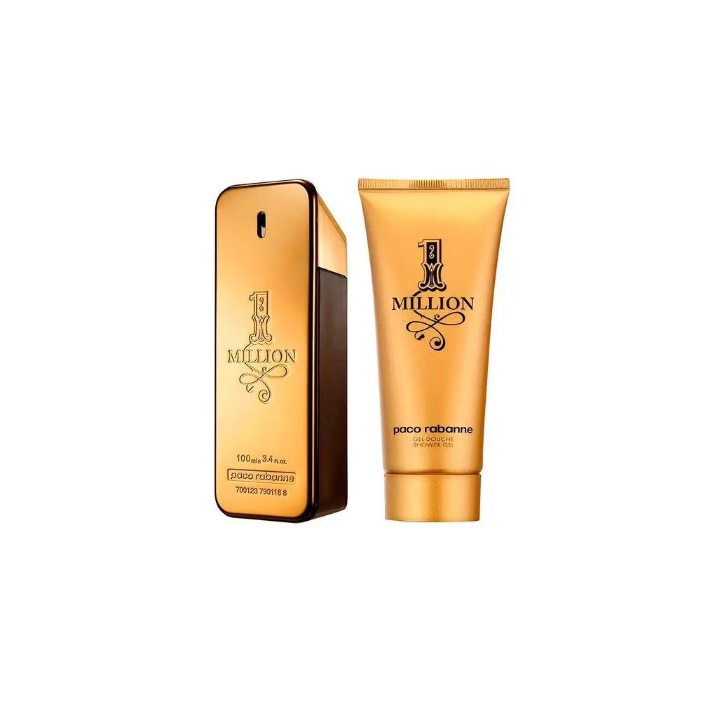 KIT PERFUME MASCULINO EAU DETOILETTE 100ML + SHOWER GEL 100ML PACO RABANNE ONE MILLION