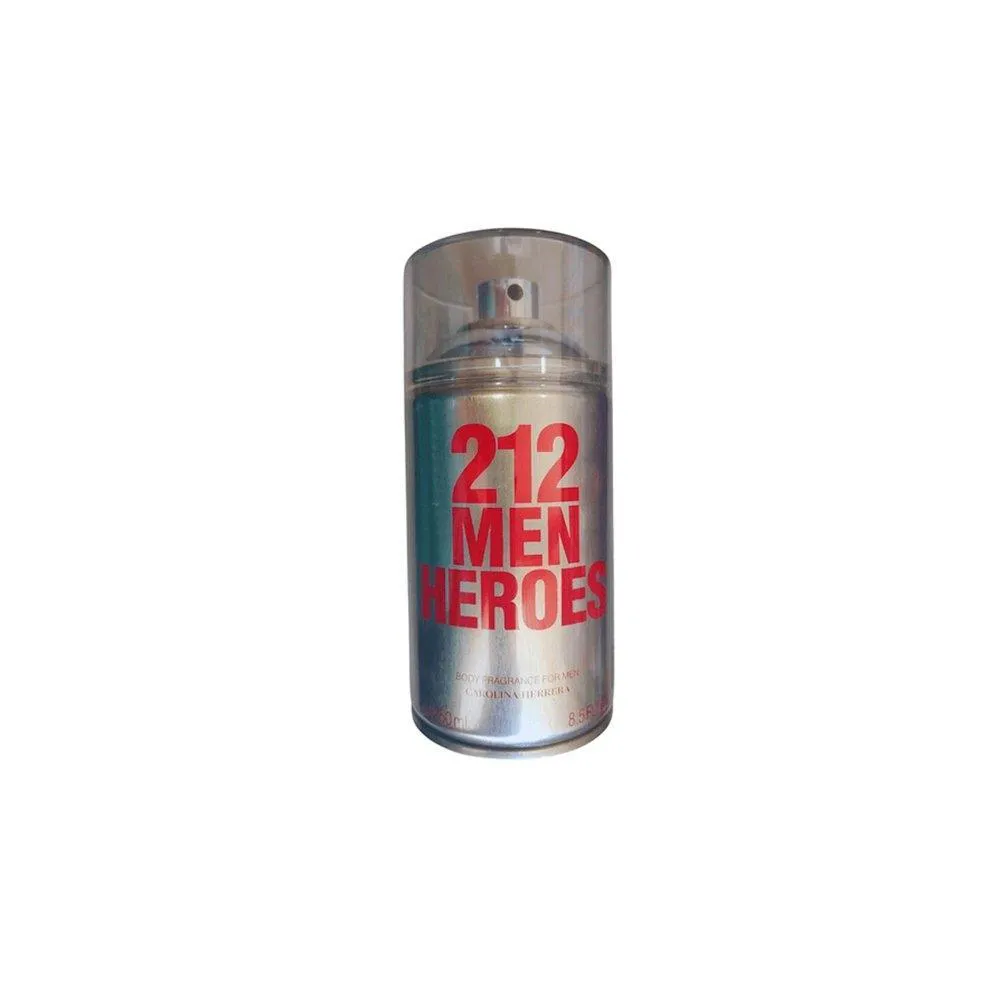 BODY SPRAY MASCULINO CAROLINA HERRERA 212 HEROES MEN 250ML
