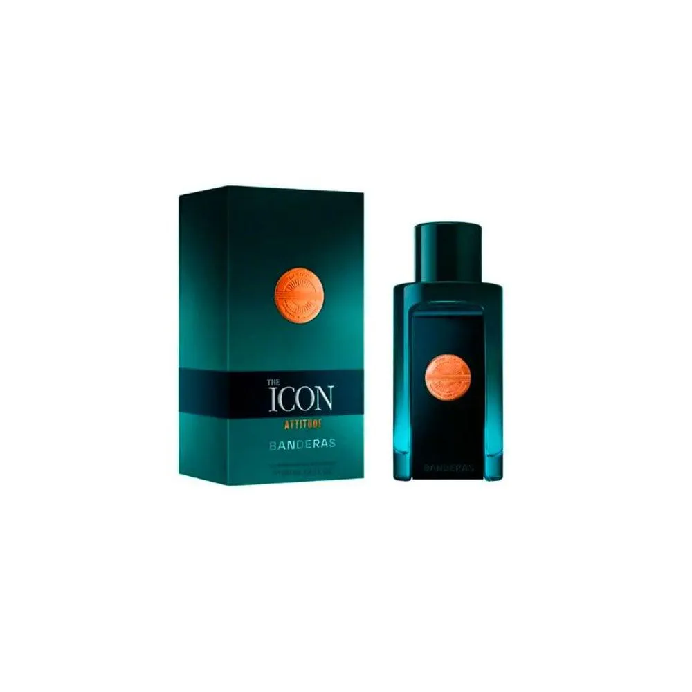 PERFUME MASCULINO EAU DE PARFUM BANDERAS THE ICON ATITUDE 100ML