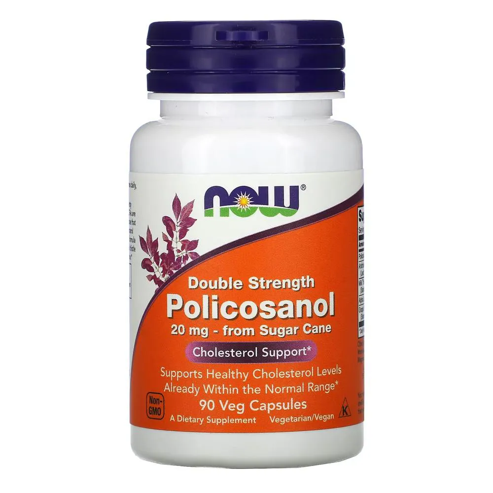 POLICOSANOL 20MG NOW FOODS 90 CáPSULAS IMPORTADO