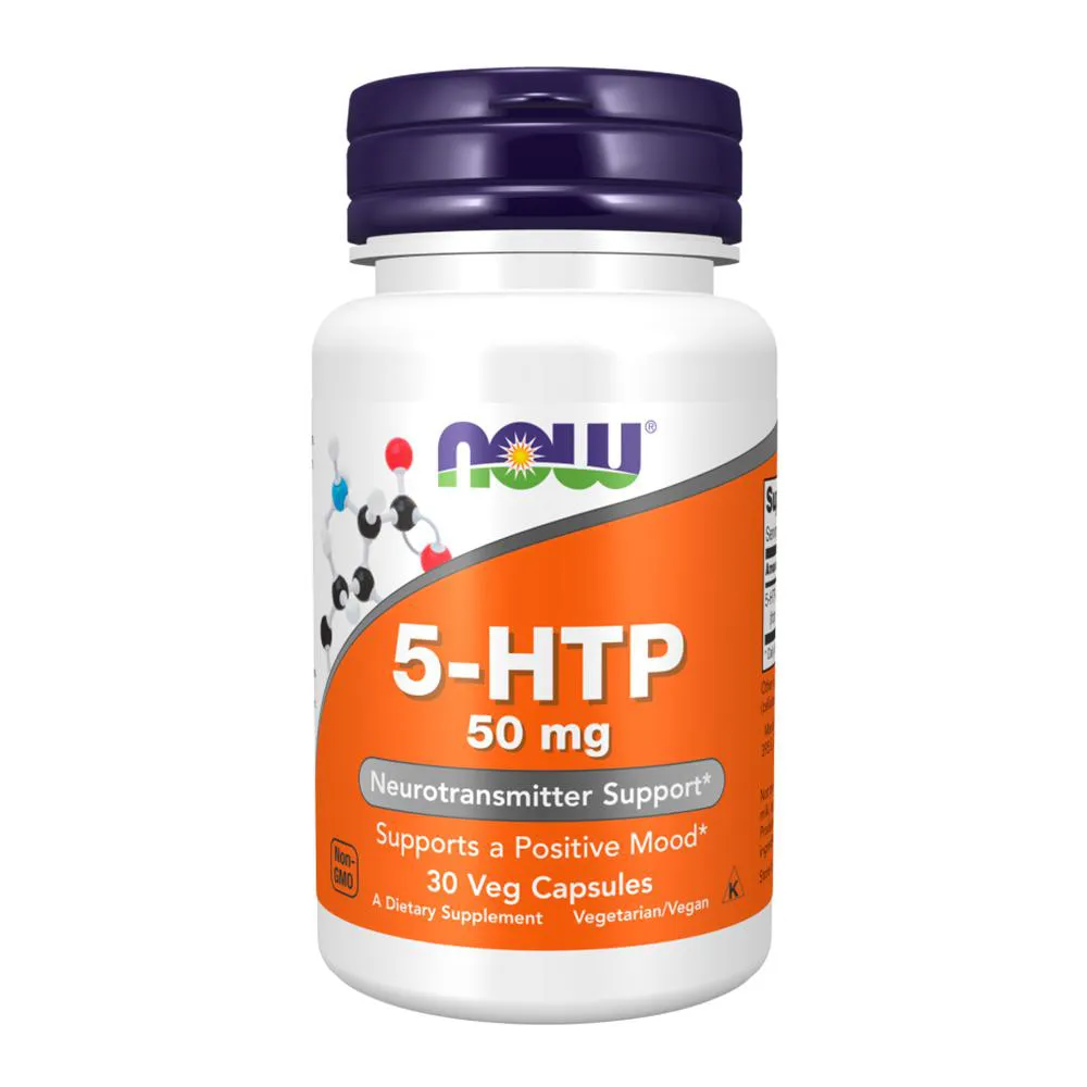 5-H-T-P 50MG NOW FOODS 30 CáPSULAS IMPORTADO