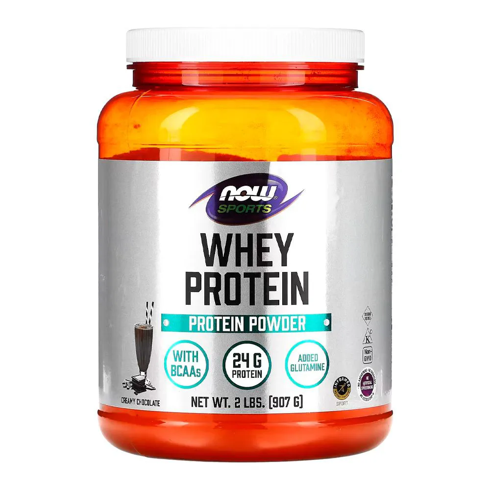 WHEY PROTEIN EM Pó NOW FOODS 907 G CHOCOLATE IMPORTADO