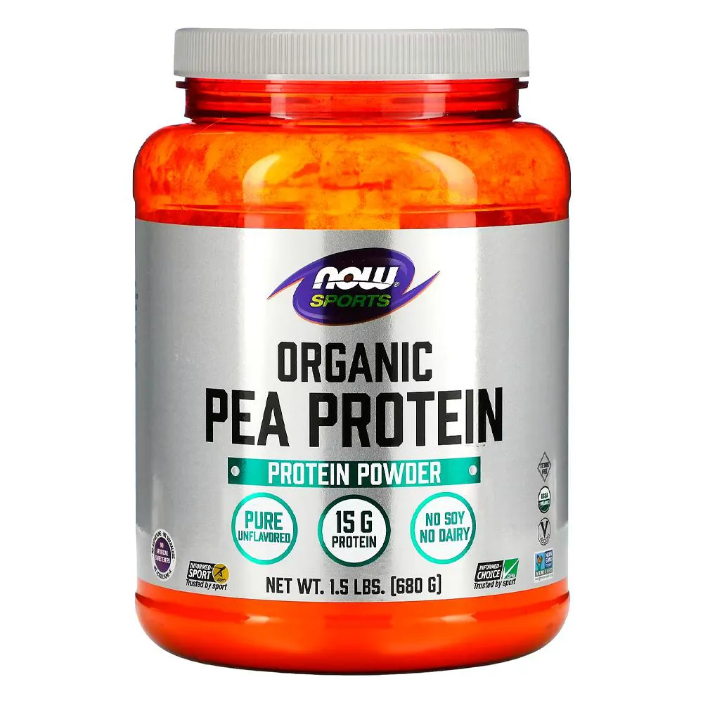 PROTEíNA ERVILHA Pó NOW FOODS 680G ORGâNICA IMPORTADO