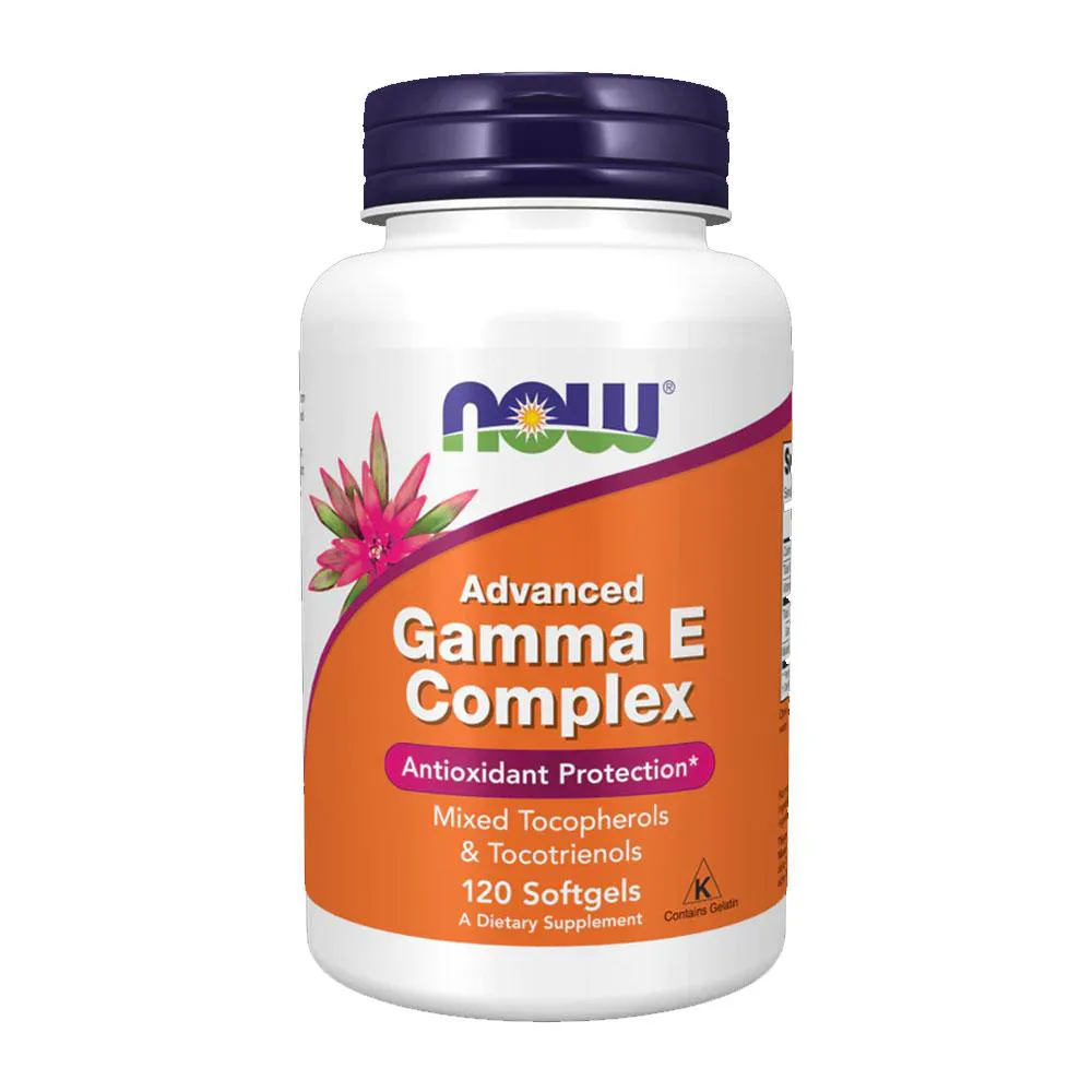 NOW FOODS ADVANCED GAMMA E COMPLEX 120 SOFTGELS 0811