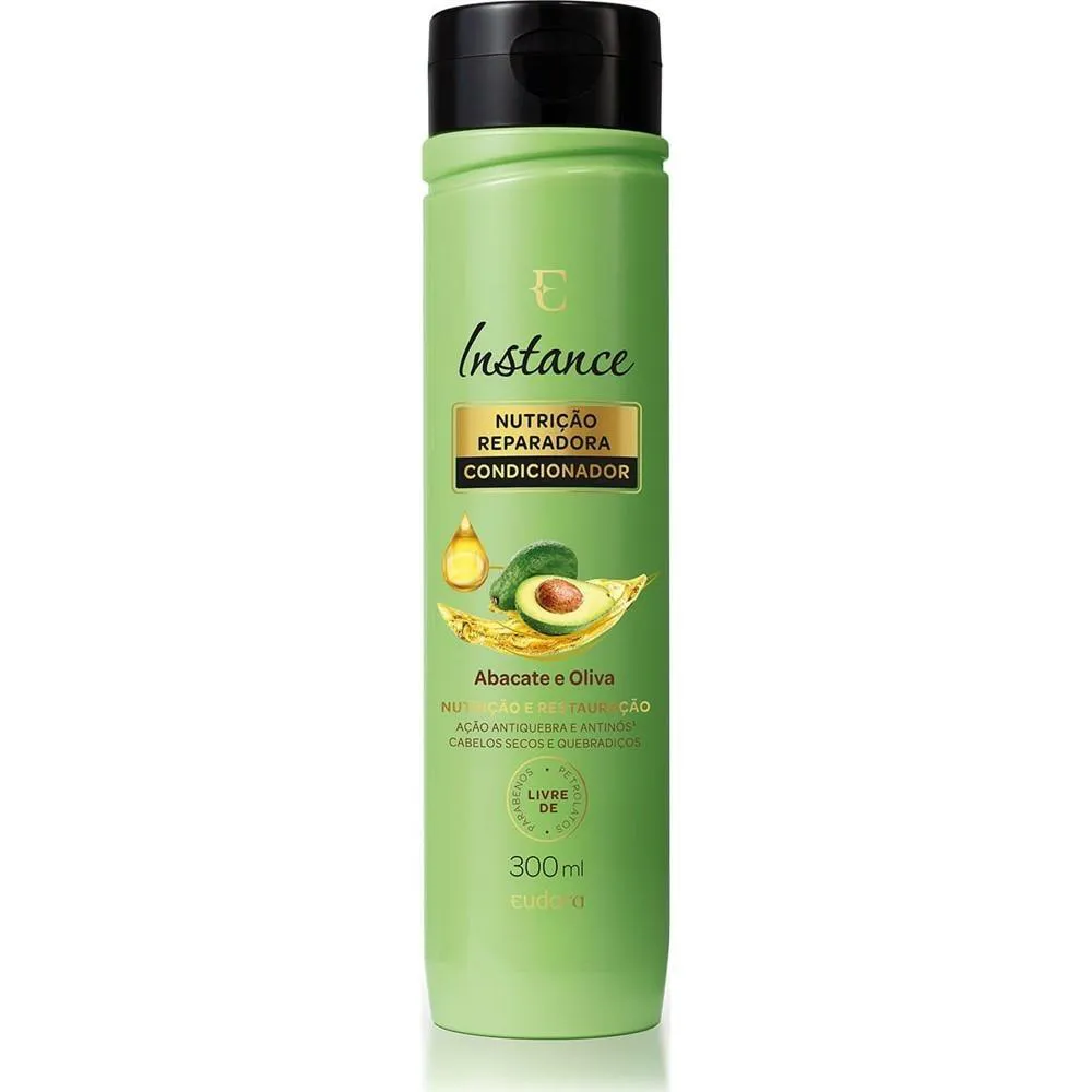 CONDICIONADOR NUTRIÇÃO REPARADORA INSTANCE ABACATE E OLIVA 300ML