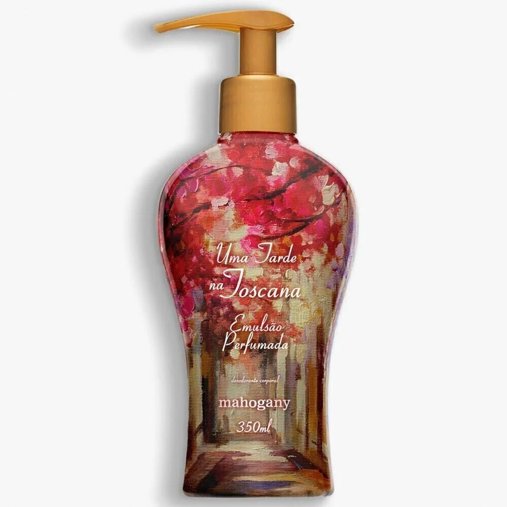 MAHOGANY UMA TARDE NA TOSCANA HIDRATANTE DESODORANTE CORPORAL 350 ML
