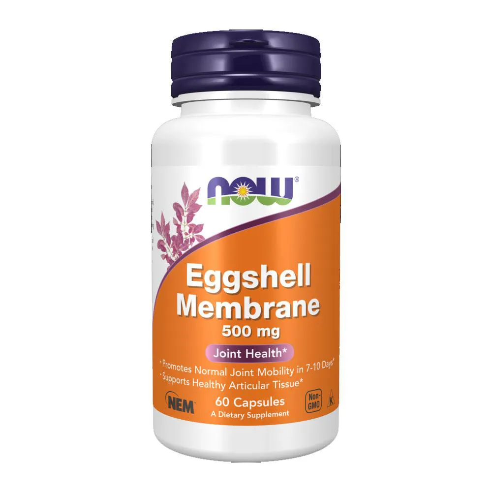 EGGSHELL MEMBRANE 500MG NOW FOODS 60CáPS IMPORTADO
