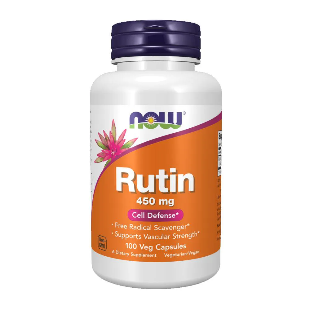 RUTINA 450MG NOW FOODS RITIN 100CáPS IMPORTADO