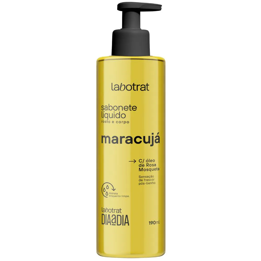 Sabonete Líquido Maracujá Rosto Corpo Hidrata Labotrat 190ml