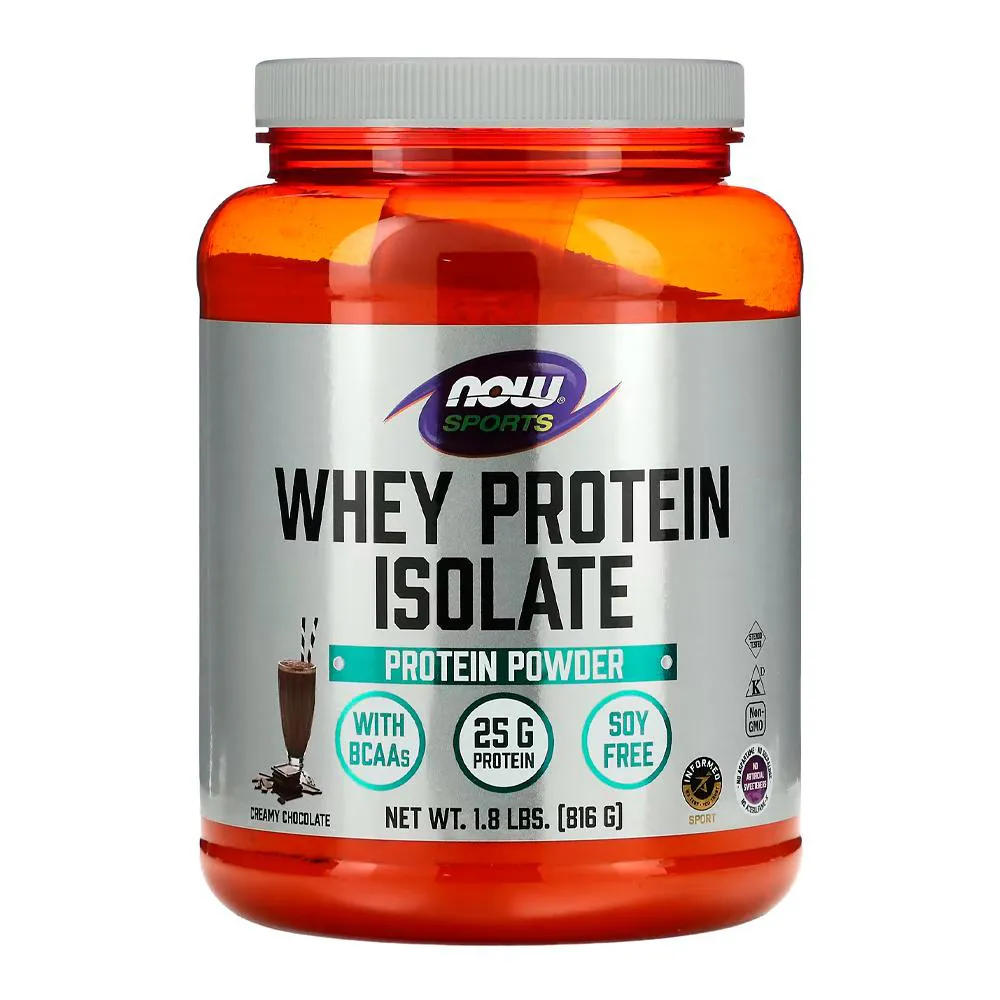 WHEY PROTEIN ISOLADO NOW FOODS 816G Pó IMPORTADO