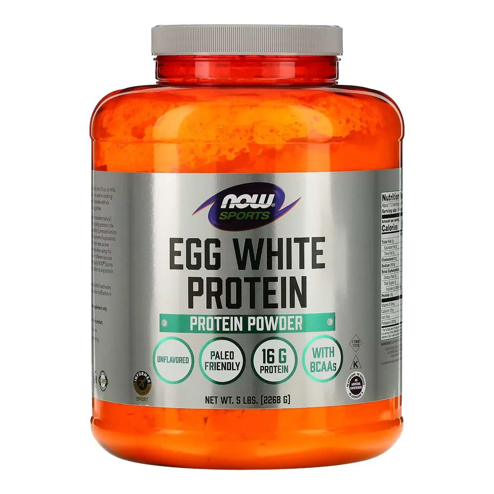 WHEY PROTEIN EGG CLARA OVO NOW FOODS 2268 Pó IMPORTADO