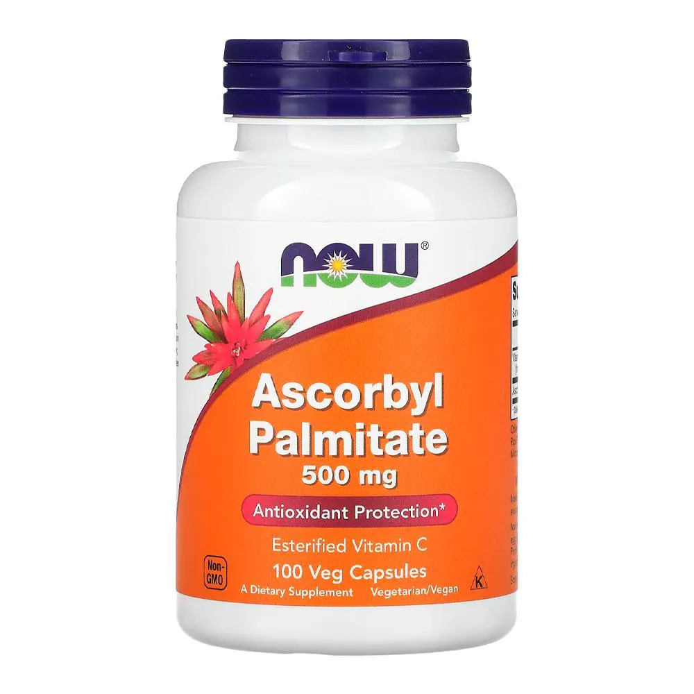 PALMITATO ASCORBILA 500MG NOW FOODS 100 CAPS IMPORTADO