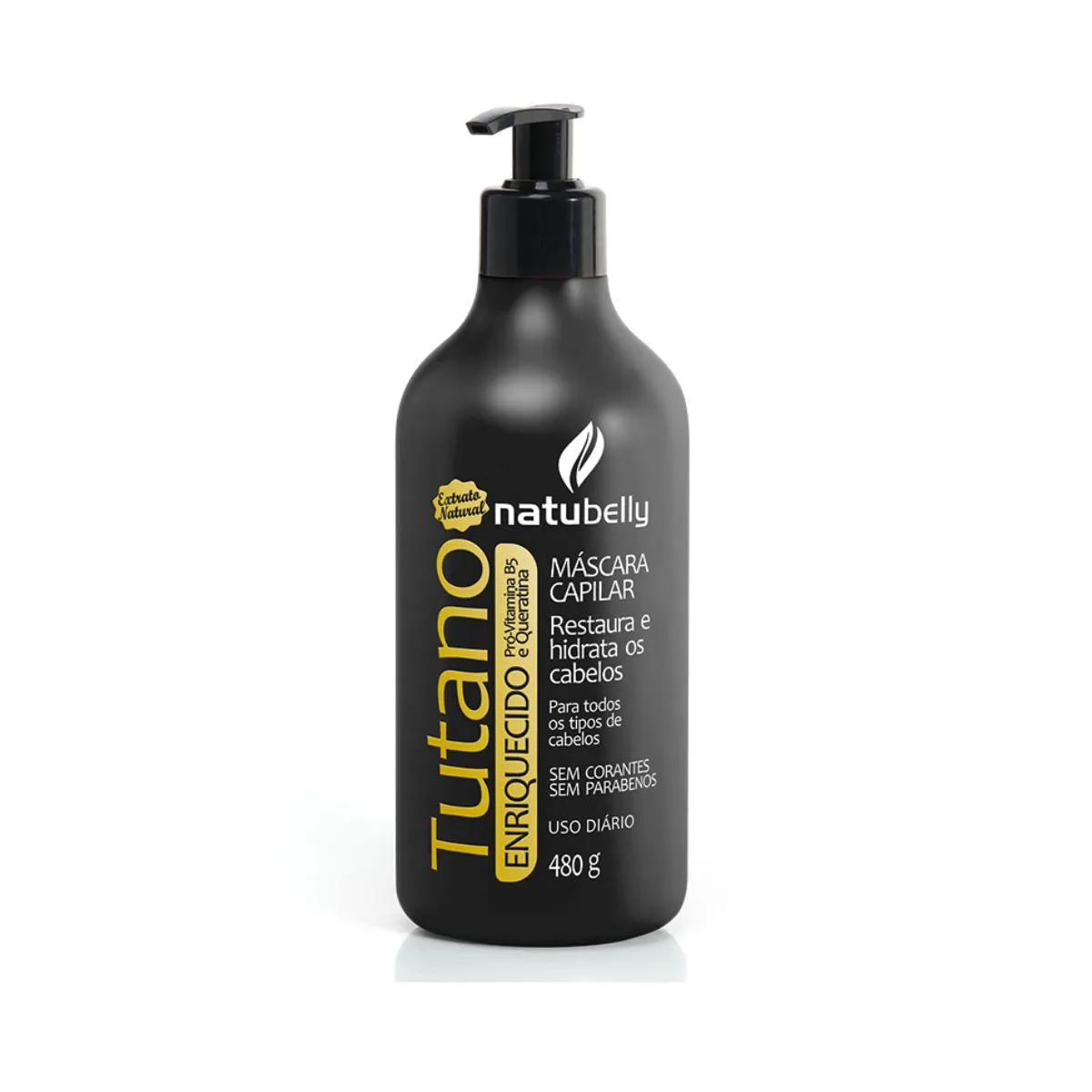 MáSCARA CAPILAR TUTANO 480G NATUBELLY