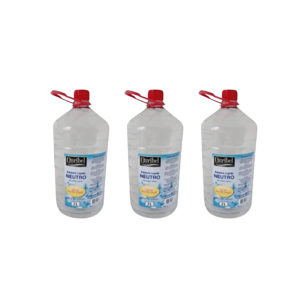 SABONETE LIQUIDO OURIBEL 2000ML NEUTRO - KIT C/3UN