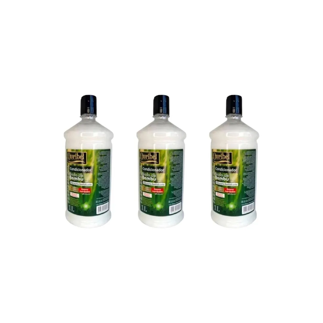 CONDICIONADOR OURIBEL 2000ML BROTO DE BAMBU - KIT C/3UN