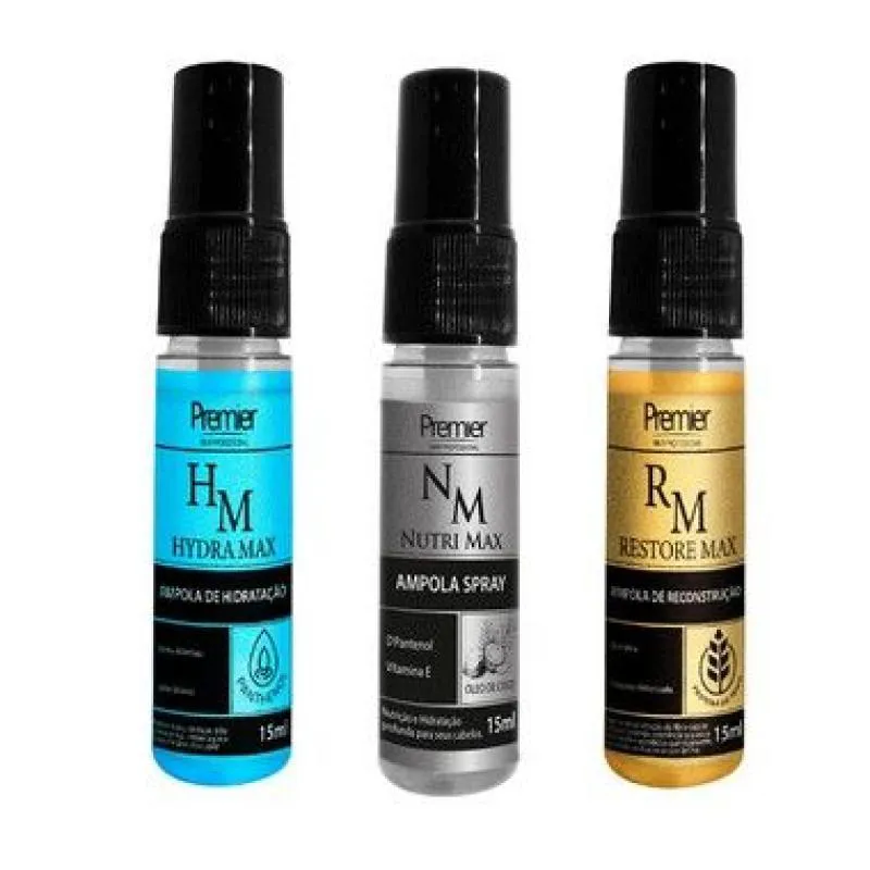 PREMIER KIT AMPOLAS CRONOGRAMA CAPILAR 3X15ML