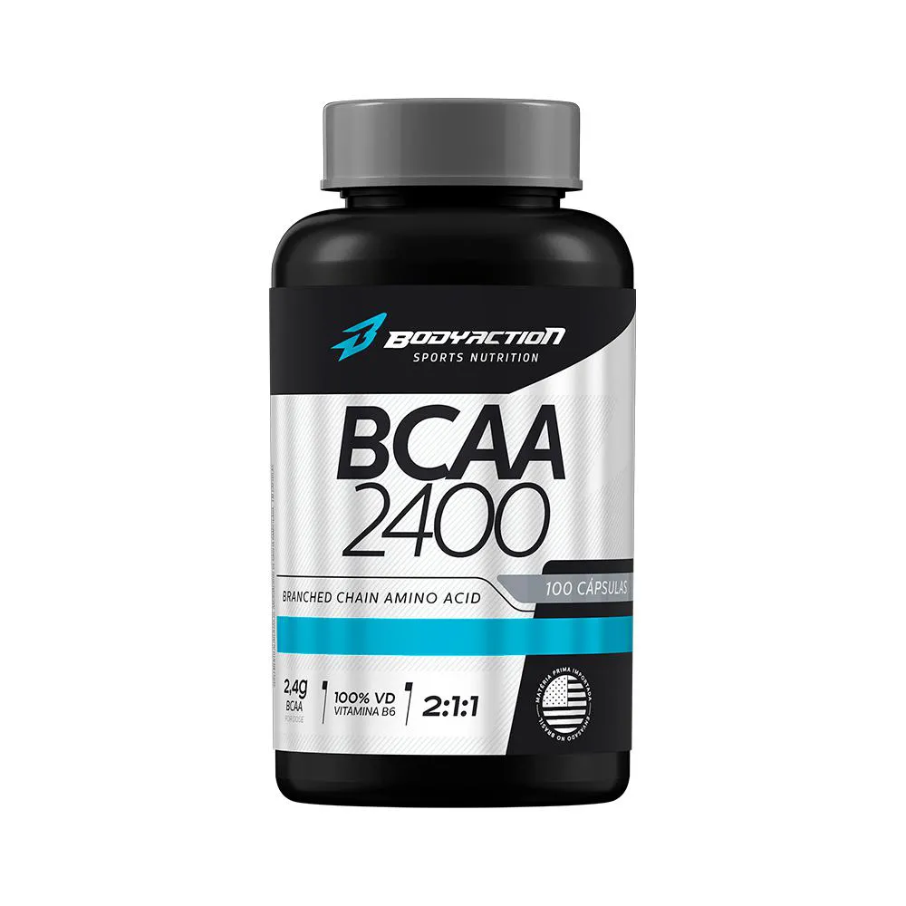 BCAA 2400 ULTRA INTENSE 100 CAPS - BODYACTION