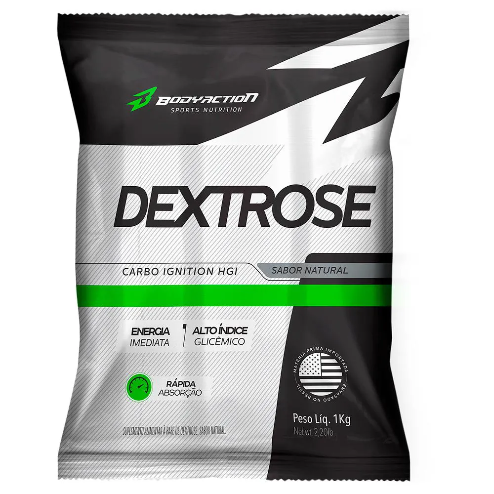 DEXTROSE 1KG SEM SABOR - BODYACTION