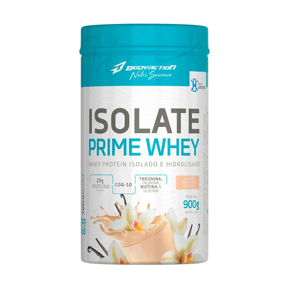 ISOLATE PRIME WHEY 900G SABOR BAUNILHA - BODYACTION