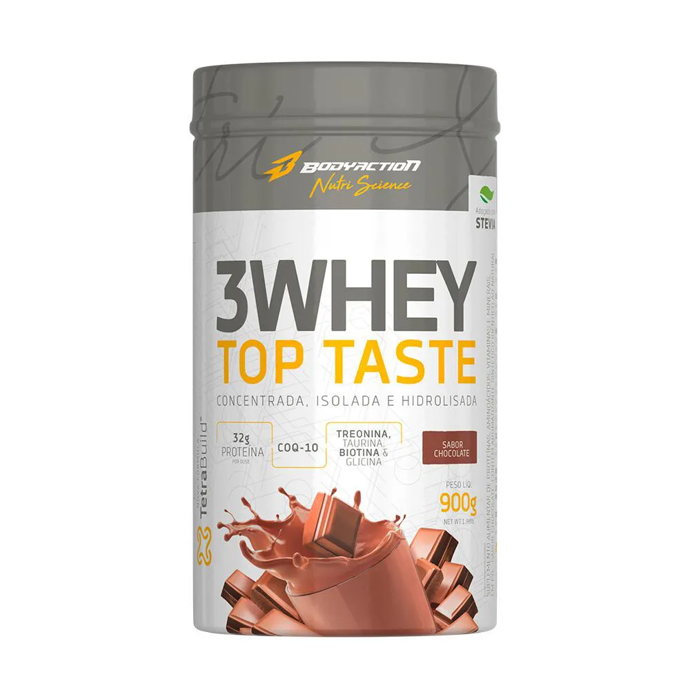 3 WHEY TOP TASTE 900GR CHOCOLATE
