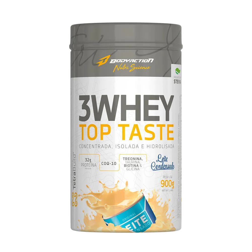 3 WHEY TOP TASTE 900GR LEITE CONDENSADO