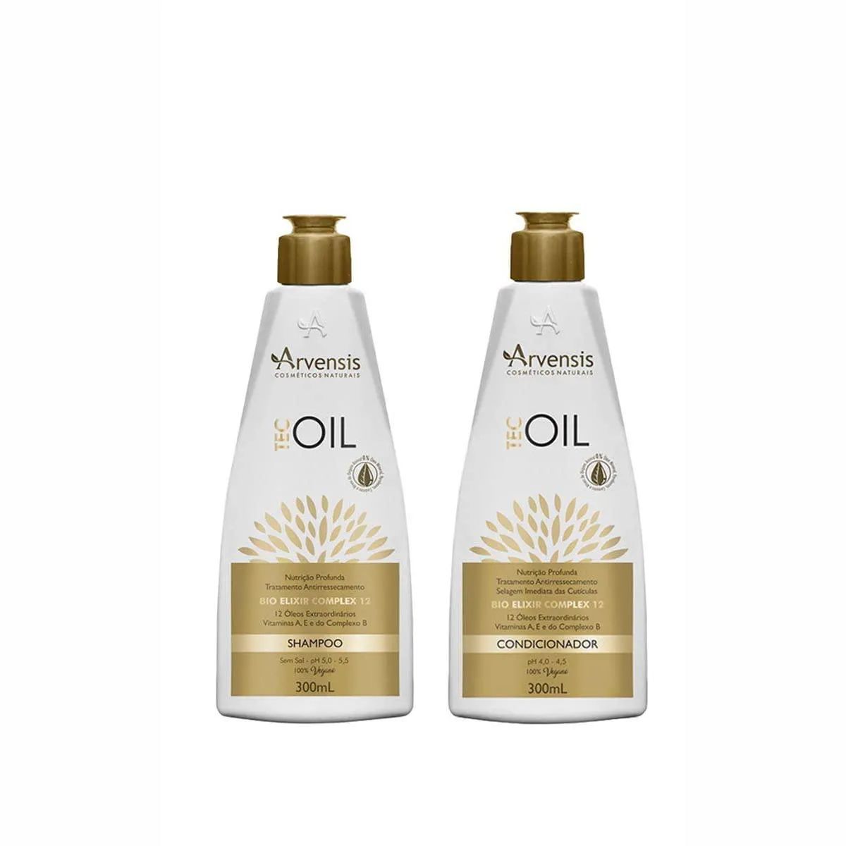 KIT ARVENSIS TEC OIL SHAMPOO CONDICIONADOR 300ML