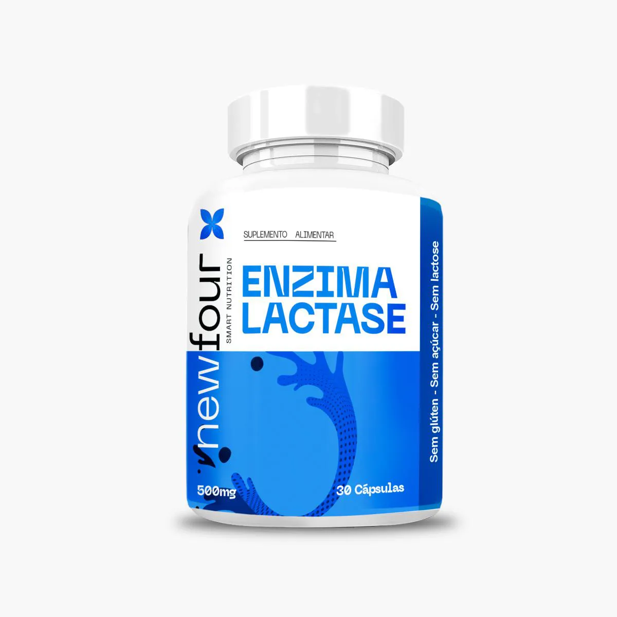 SUPLEMENTO ENZIMA LACTASE 500MG 30 CáPSULAS NEW FOUR