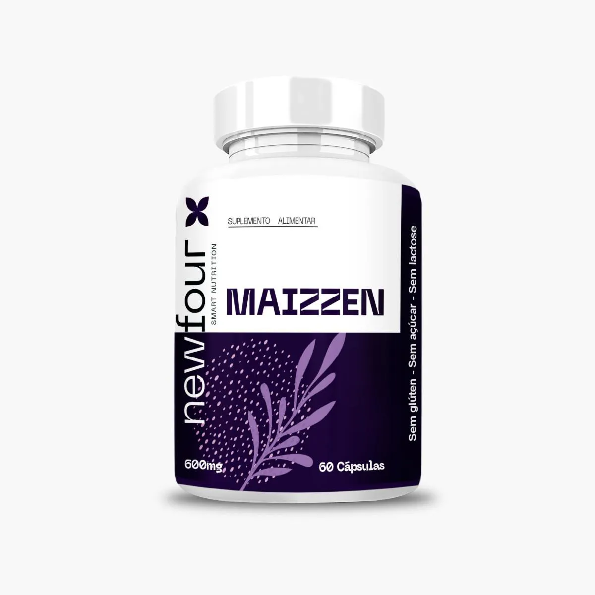 MAIZZEN (MAGNéSIO, MELATONINA, L-TRIPTOFANO E VITAMINA B6) 600MG 60 CáPSULAS NEW FOUR