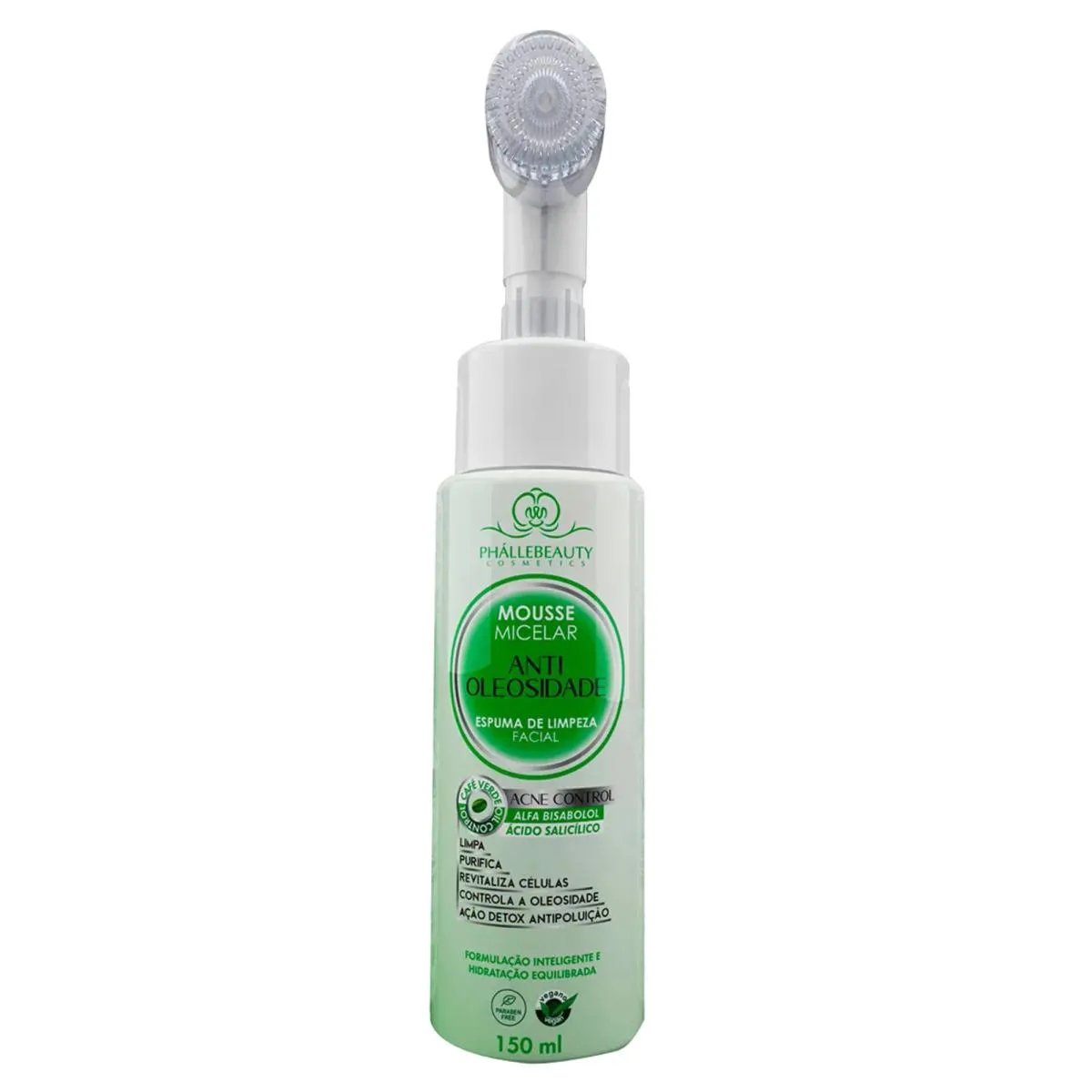 MOUSSE MICELAR ANTIOLEOSIDADE 150ML – PHáLLEBEAUTY